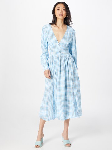 Robe NA-KD en bleu : devant