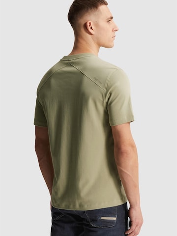 CAST IRON T-shirt 'T-shirt in interlock jersey' i grön