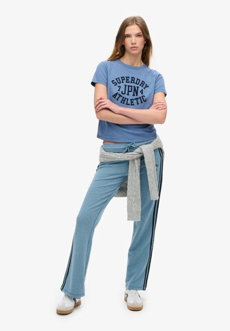 Regular Pantalon 'Athletic Essentials' Superdry en bleu