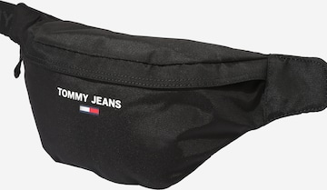 Tommy JeansPojasna torbica - crna boja: prednji dio