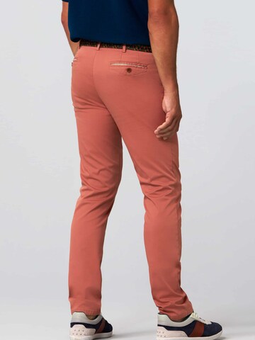 MEYER Regular Chino trousers 'Chicago' in Orange