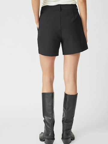 Regular Pantalon 'VolaCC' co'couture en noir