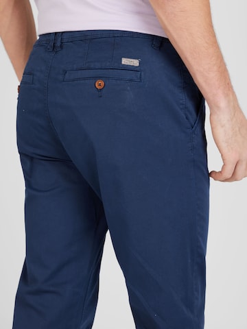 Regular Pantalon chino BLEND en bleu