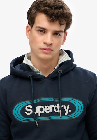 Sweat-shirt 'Vintage Trade Tab' Superdry en bleu
