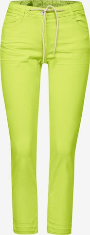 CECIL Slim fit Pants in Yellow: front