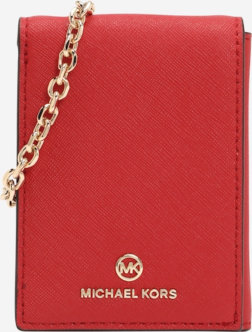 MICHAEL Michael Kors Чанта за през рамо тип преметка в червено: отпред