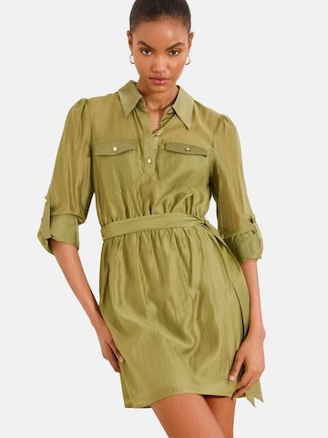 Lipsy Blousejurk in Groen: voorkant