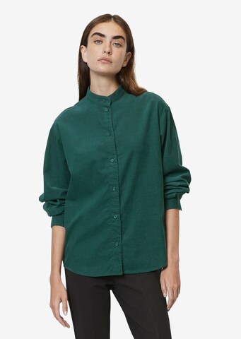 Marc O'Polo DENIM Blouse in Green: front