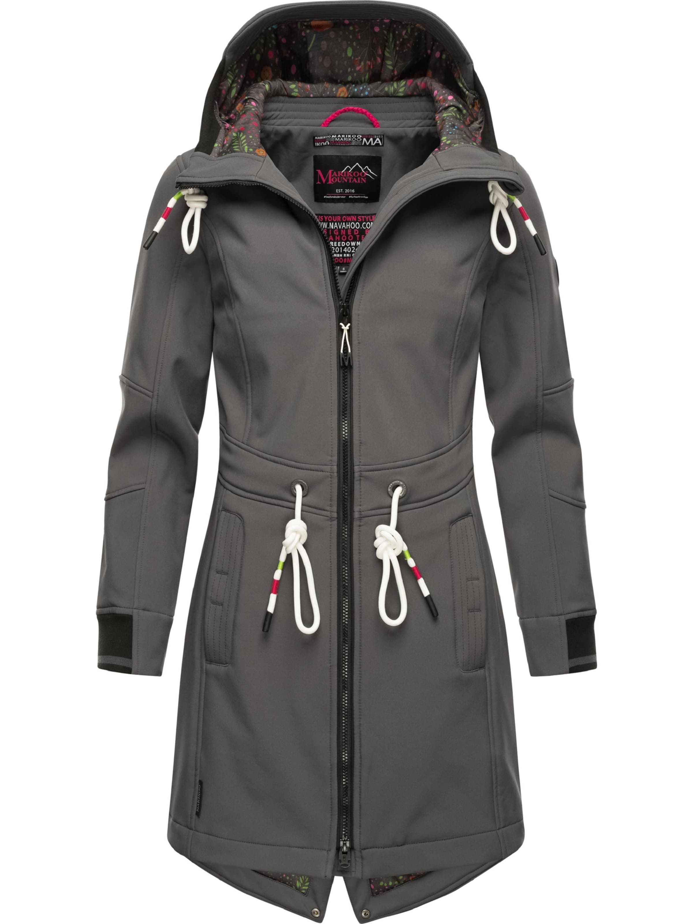 MARIKOO Функциональное пальто 'Mount Furnica' в Серый