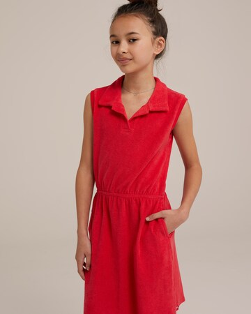 Robe WE Fashion en rouge : devant