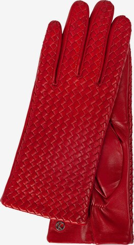 KESSLER Full Finger Gloves 'Mila' in Red: front