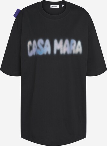 Casa Mara T-shirt 'BLURRY' i svart: framsida