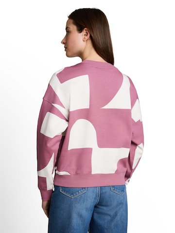 TOM TAILOR DENIM Sweatshirt in Pink