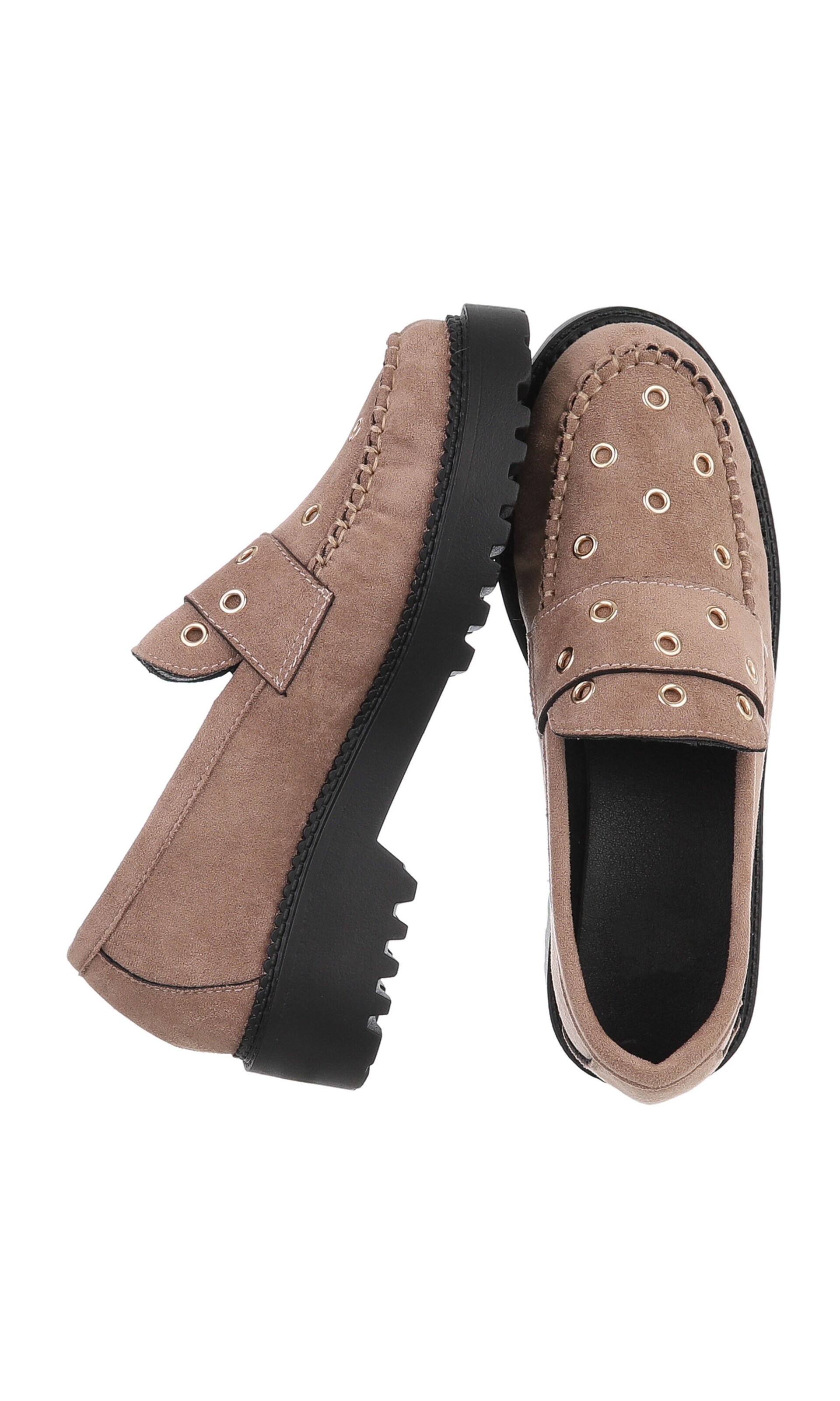 Ital-Design Classic Flats in Brown