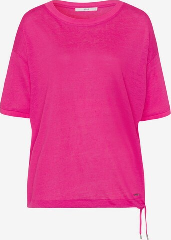 BRAX Shirt 'Candice' in Roze: voorkant