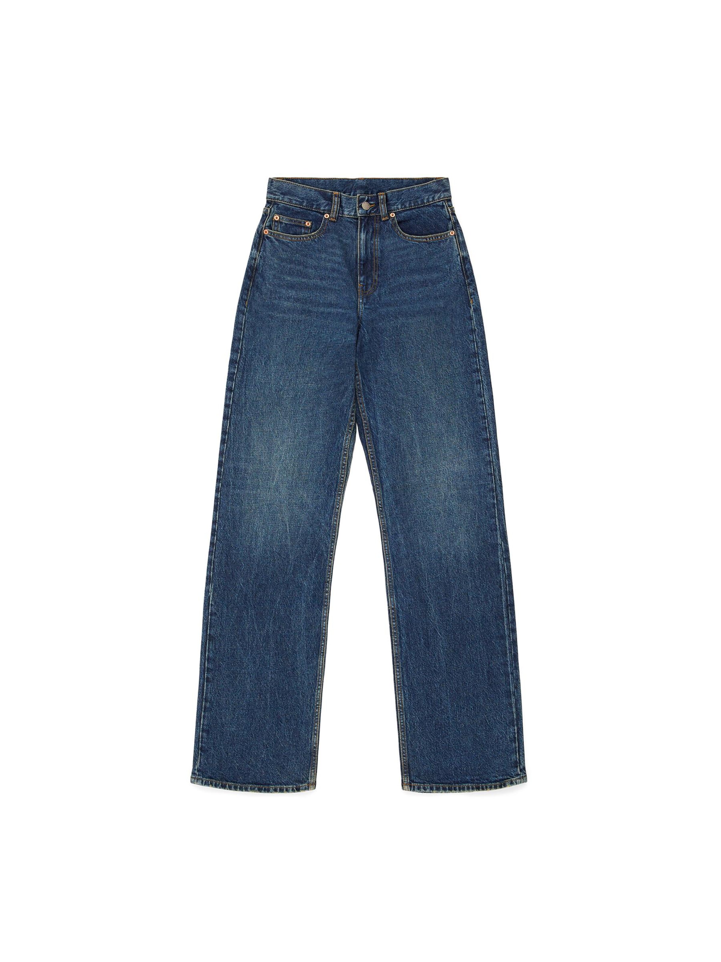 Dr. Denim Jeans 'Echo High Straight - Jeans'‌‌‌‌‌ in Blau: Vorderseite
