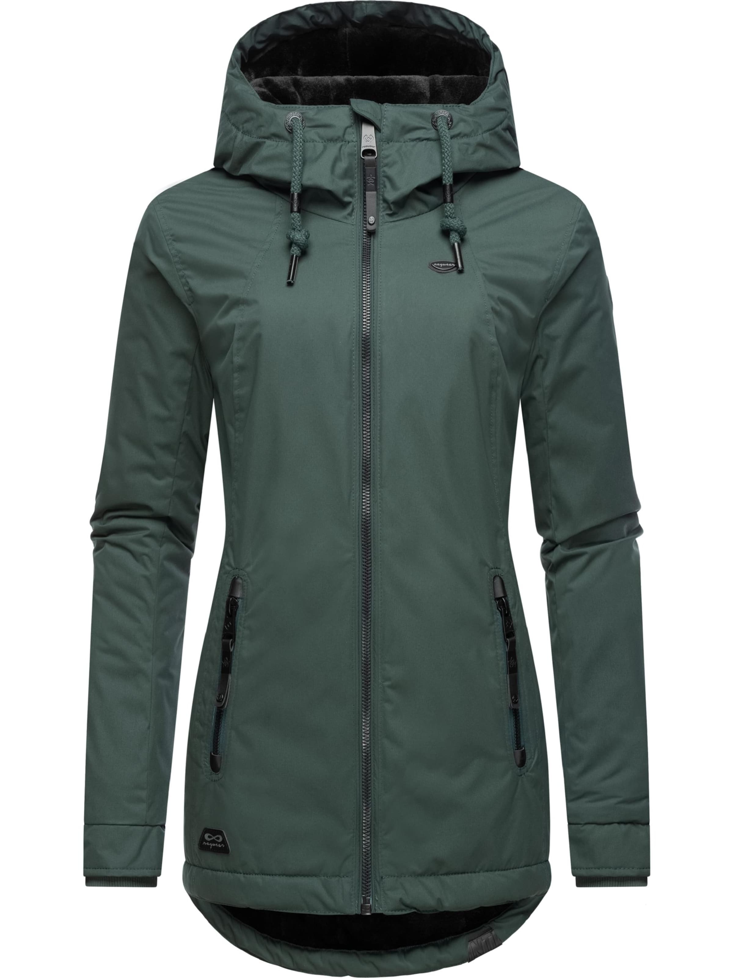Ragwear Winterjas &#x27;Zuzka&#x27; in Groen: voorkant