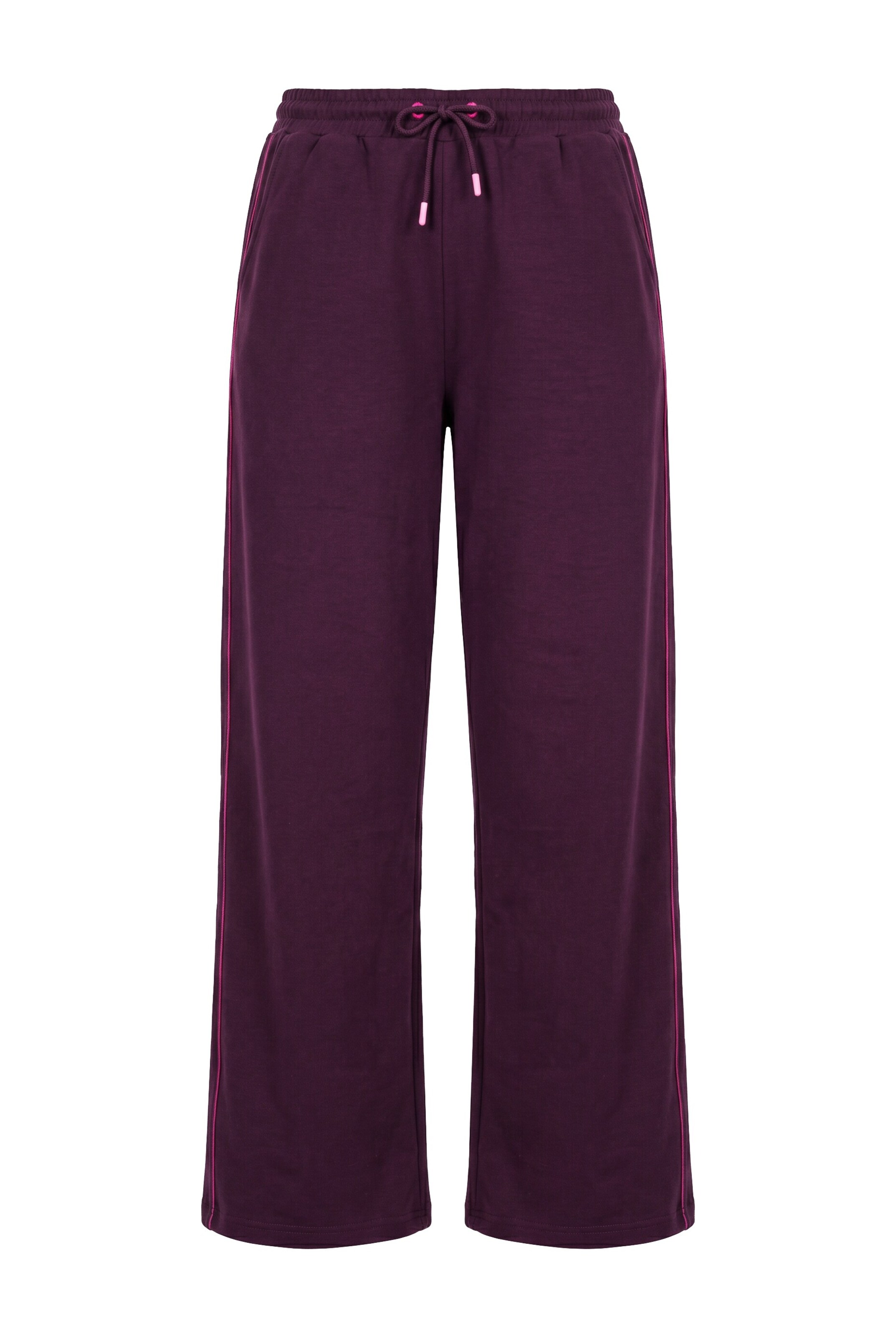 Ulla Popken Loose fit Trousers in Purple: front