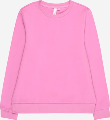 Vero Moda GirlSweater majica 'Octavia' - roza boja: prednji dio