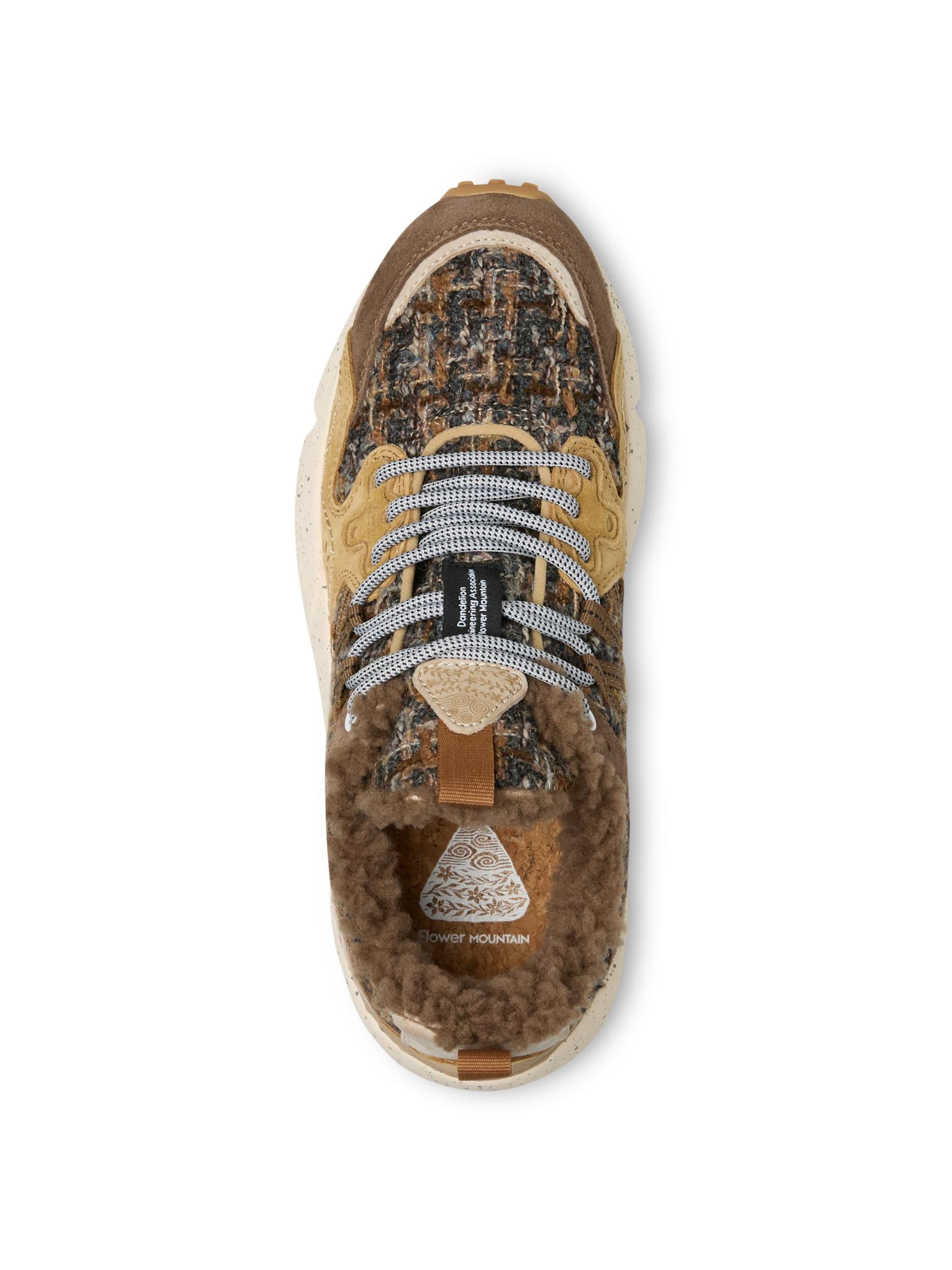 Baskets basses 'YAMANO 3 UNI' Flower Mountain en marron