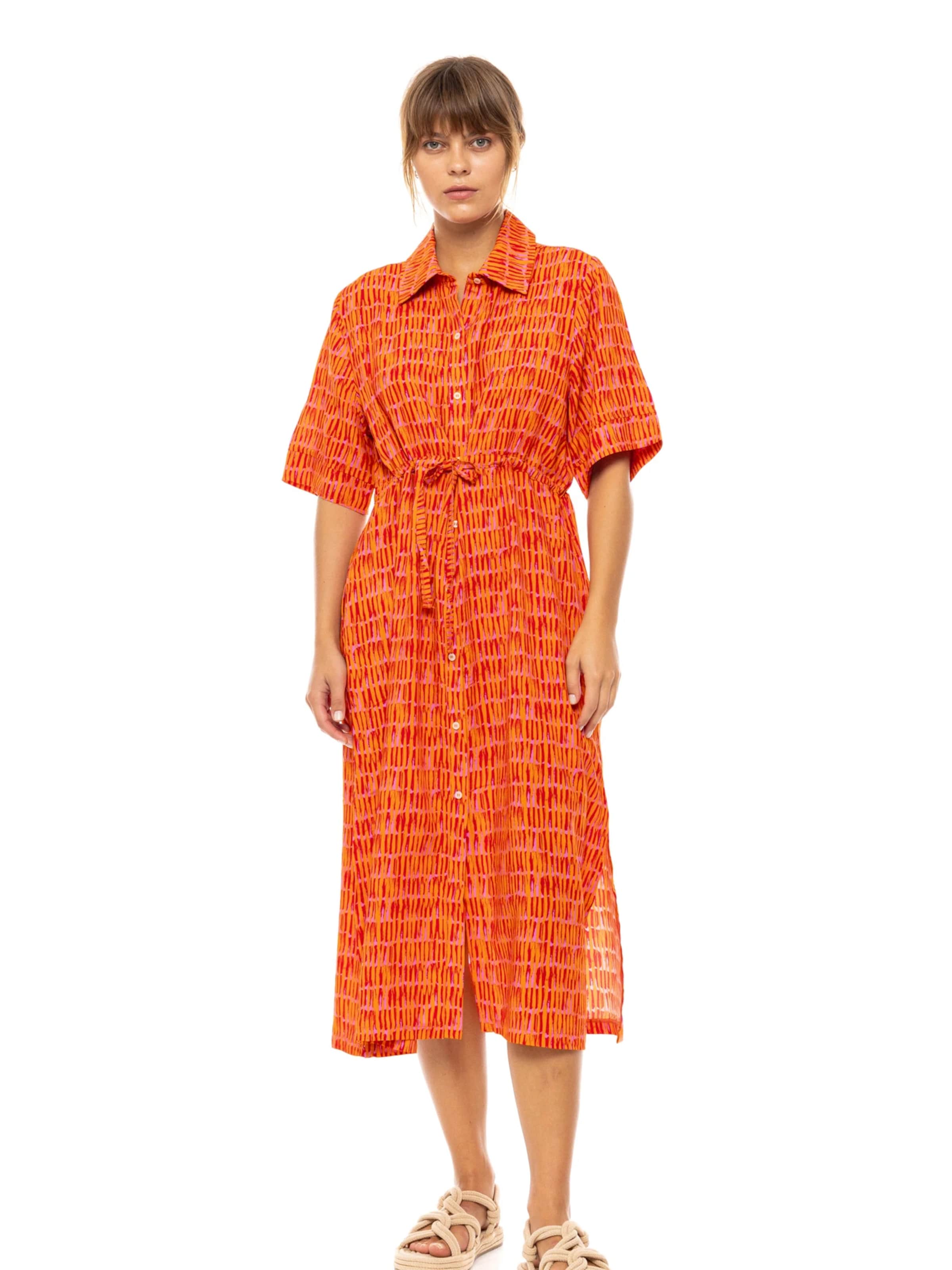 Abito estivo 'BEACHWEAR LONG SORBET ORANGE' di Pink Label in arancione: frontale