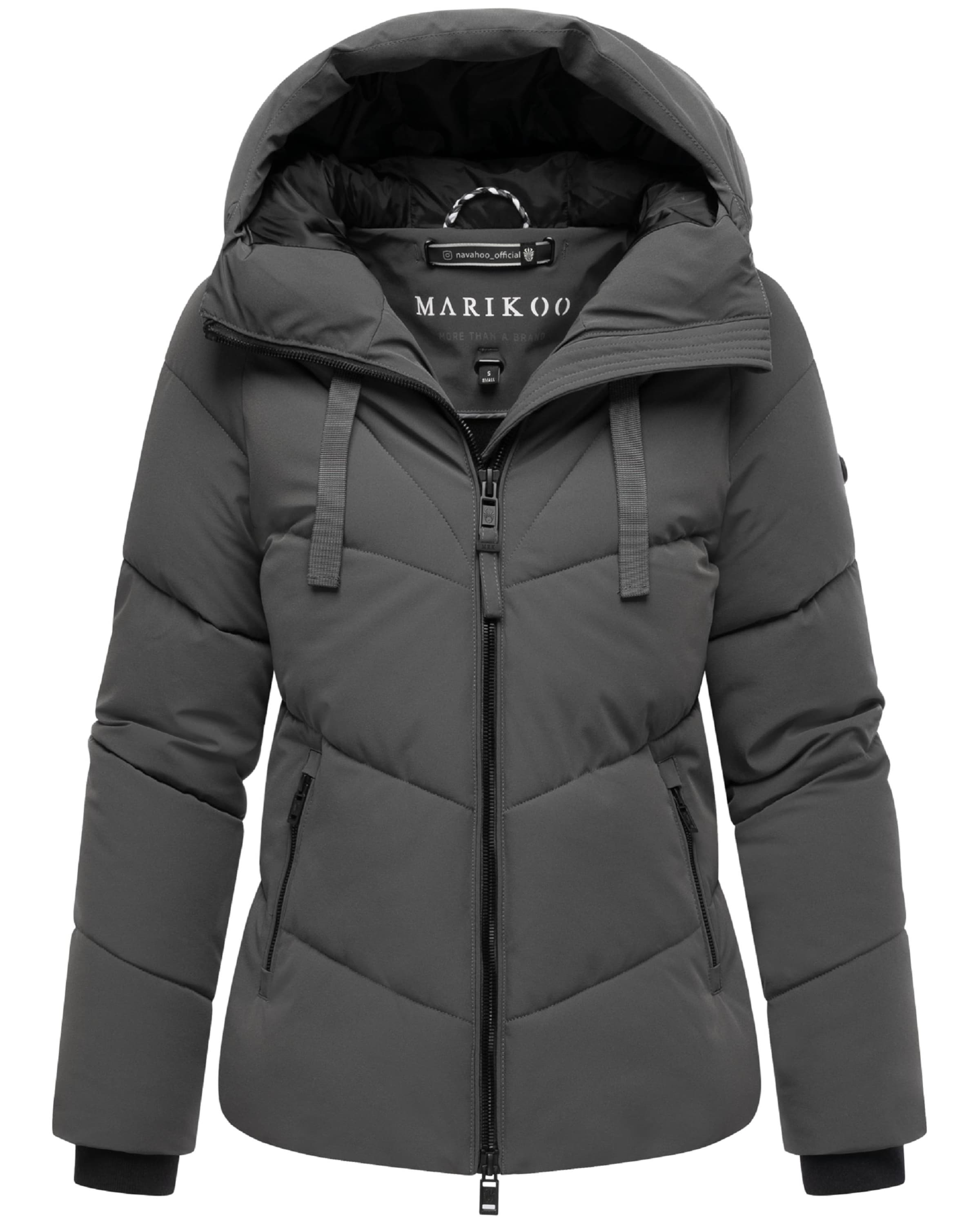 MARIKOO Zimska jakna 'Kwamee 16' | siva barva