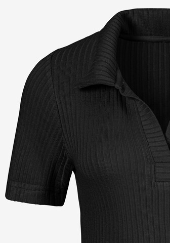 LASCANA Shirt in Schwarz