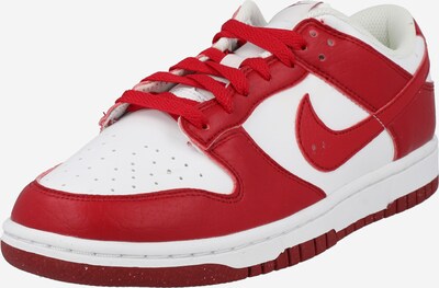 Nike Sportswear Ниски маратонки 'DUNK LOW NEXT NATURE' в червено / бяло, Преглед на продукта