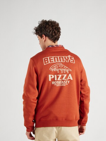 Sweat-shirt BLEND en orange : devant