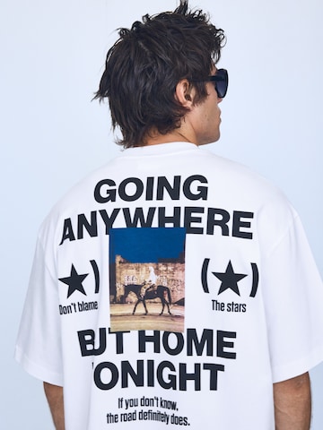 Bershka Shirt in White