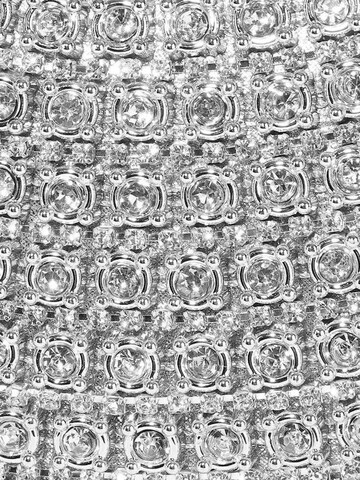 Tomshop24-7 Clutch 'Diamond' in Silver