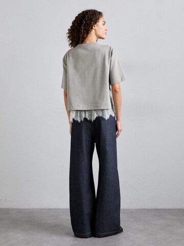 Munthe T-shirt 'RACH' i grå