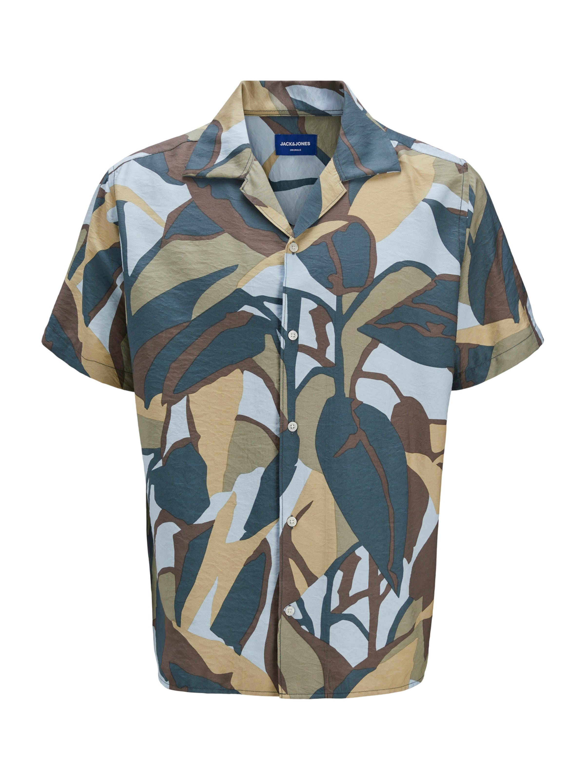 Jack &amp; Jones Plus Overhemd in Grijs: voorkant