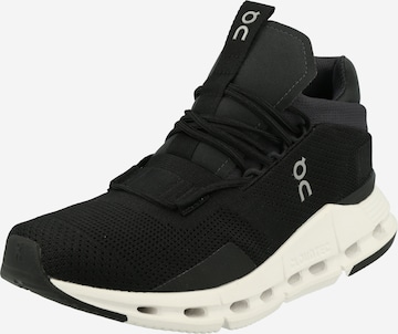On Running shoe 'Cloudnova' in Black: front
