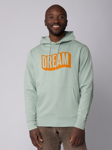 Felpa ' Dream ' di Watapparel in verde: frontale