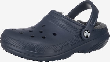 Crocs Clogs 'Classic Lined' in Blue: front