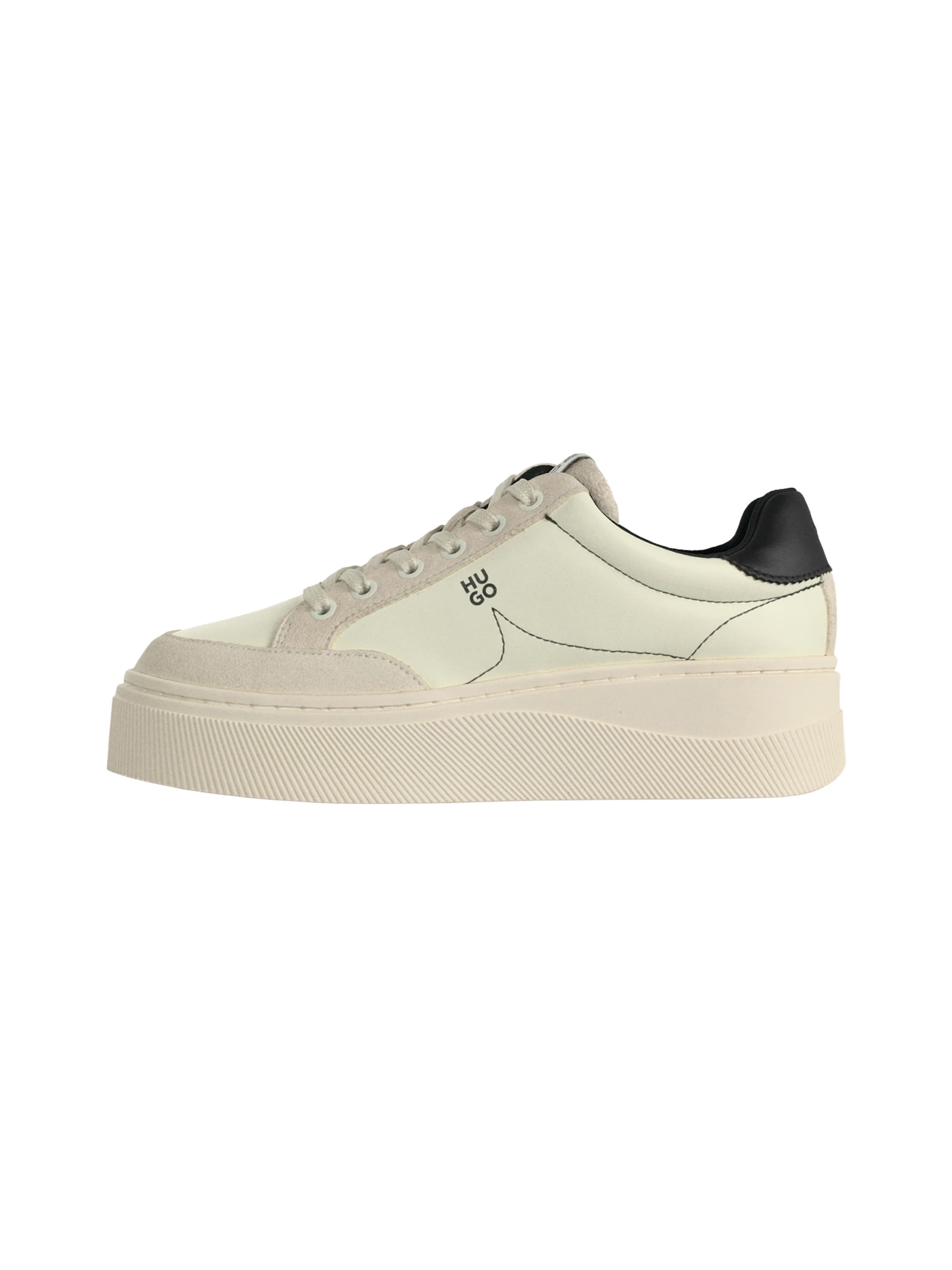 HUGO Sneakers laag 'Lyzz' in Wit: voorkant