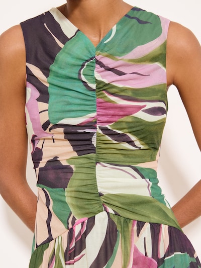 Lipsy Dress in Green / Emerald / Aubergine / Orchid, Item view