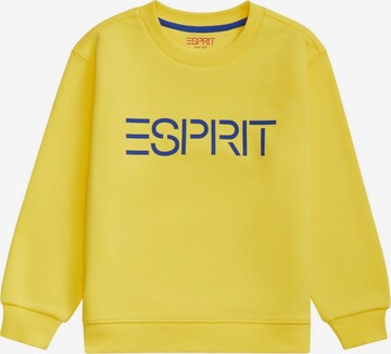 ESPRIT Sweatshirt in Geel: voorkant