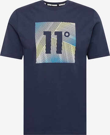 11 Degrees T-Shirt in Blau: predná strana