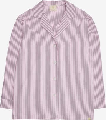 greenjama Pajama Shirt in Purple: front
