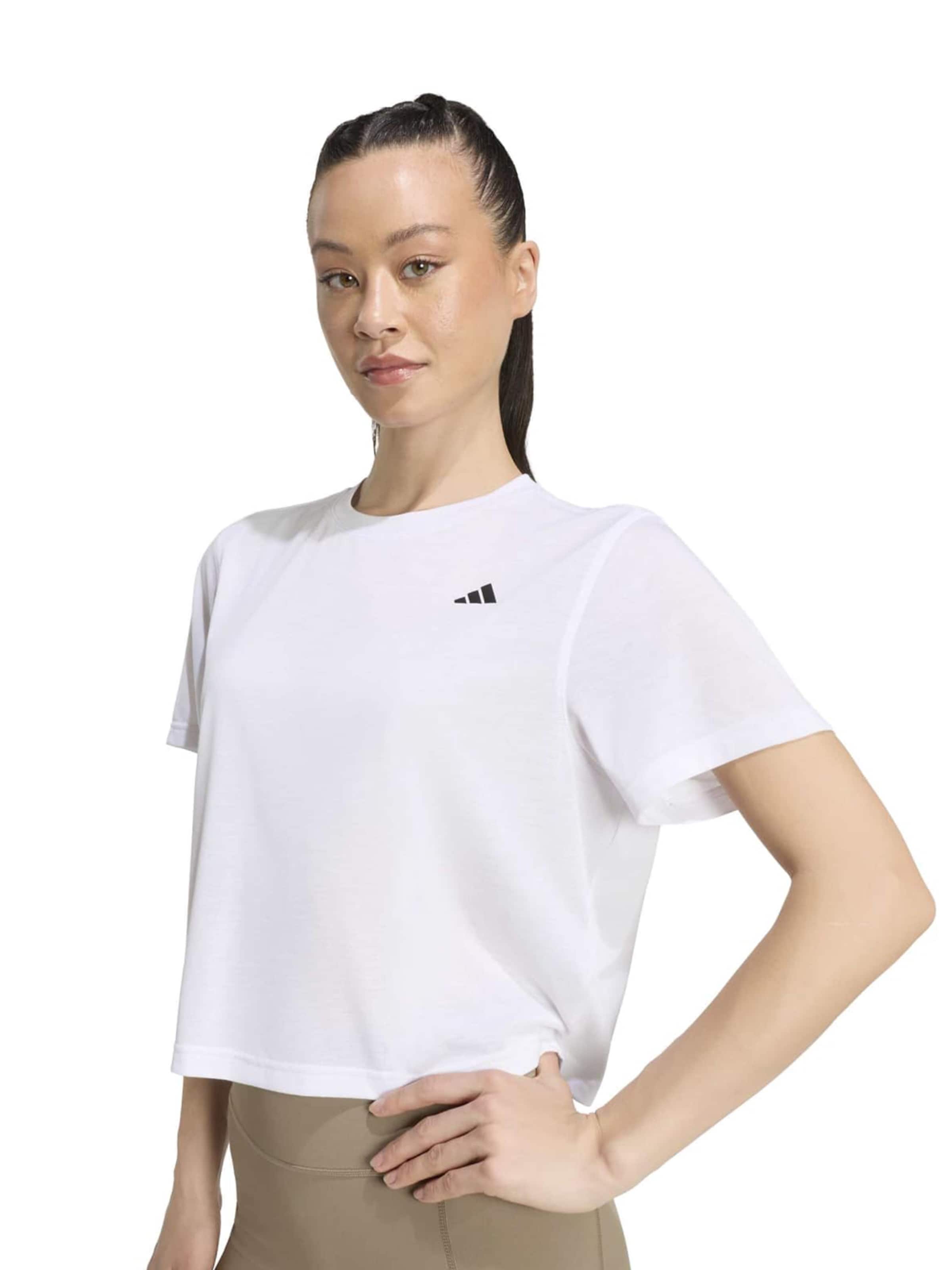 T-shirt fonctionnel 'PWR ESS' ADIDAS PERFORMANCE en blanc