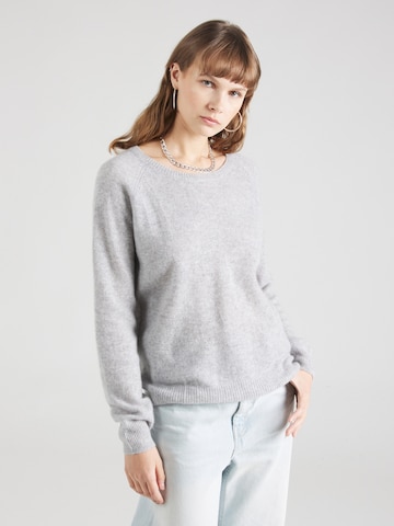 Zwillingsherz Pullover in Grau: predná strana