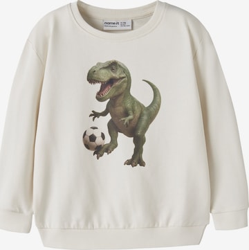 NAME IT Sweatshirt 'NMMVoto' in Weiß: Vorderseite