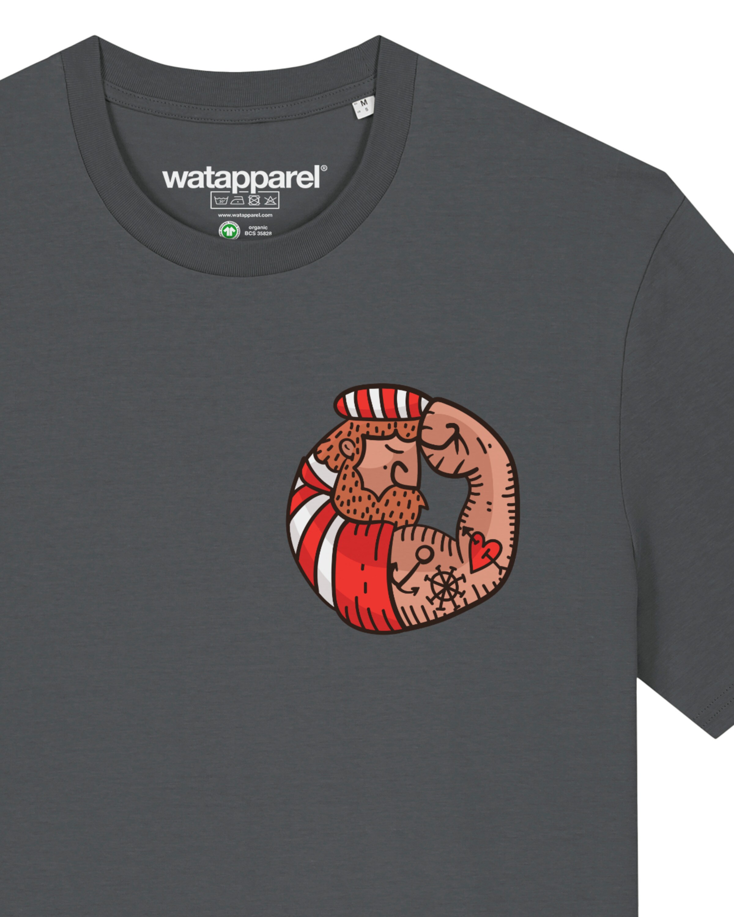 Maglietta ' Seemann ' di Watapparel in grigio