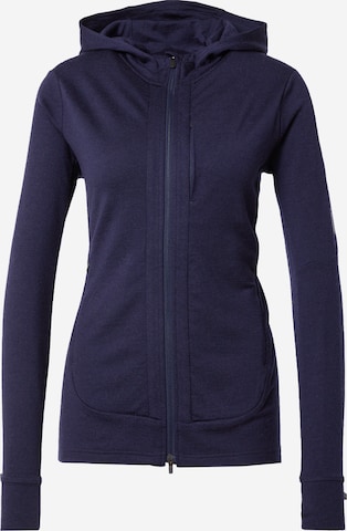 ICEBREAKER Sweatjacke 'Quantum III' in Blau: predná strana