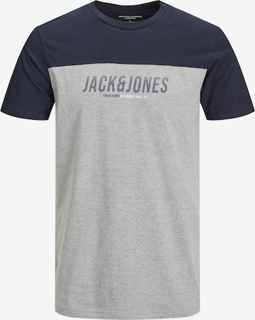 JACK & JONES Shirt 'Dan' in Grijs: voorkant
