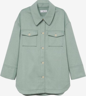 MANGO Between-Season Jacket in Green: front