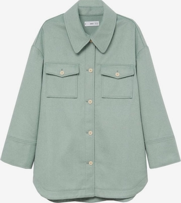 MANGO Prehodna jakna | zelena barva: sprednja stran