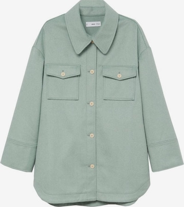 MANGO Between-Season Jacket in Green: front